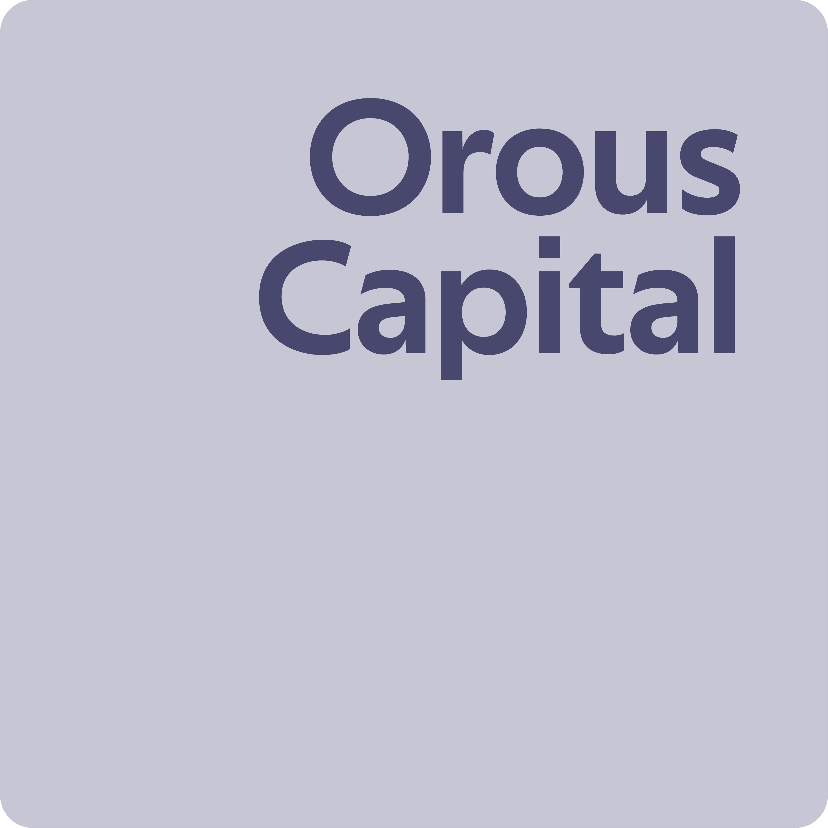 Orous capital logo header